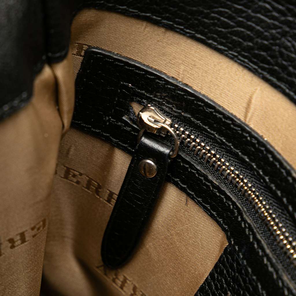 Burberry Nova Check Trimmed Canvas Crossbody - Detail 1