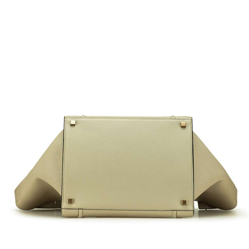 Celine Medium Leather Luggage Phantom Tote - 3