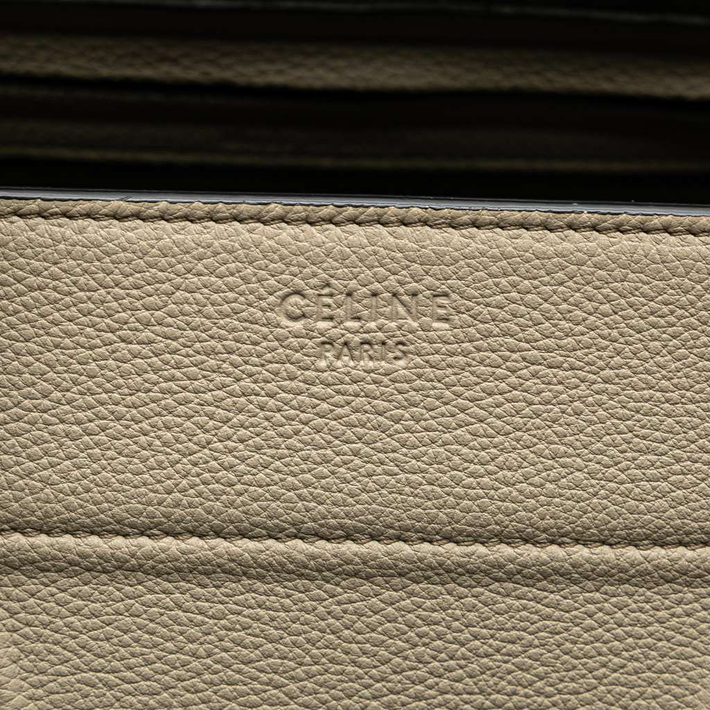 Celine Medium Leather Luggage Phantom Tote - 5