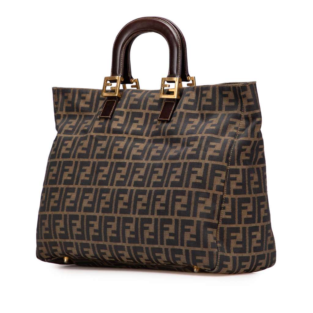 Fendi Large Zucca Canvas Twins Tote - 2