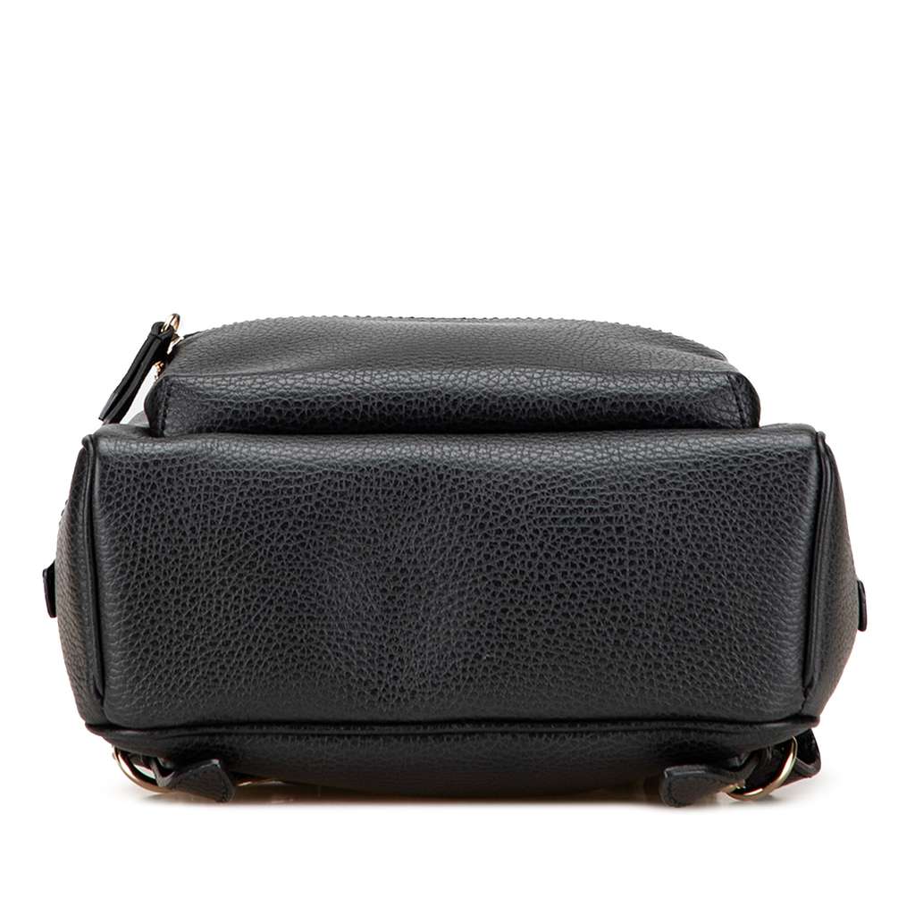 Gucci Pebbled Calfskin Soho Chain Backpack - Image 6