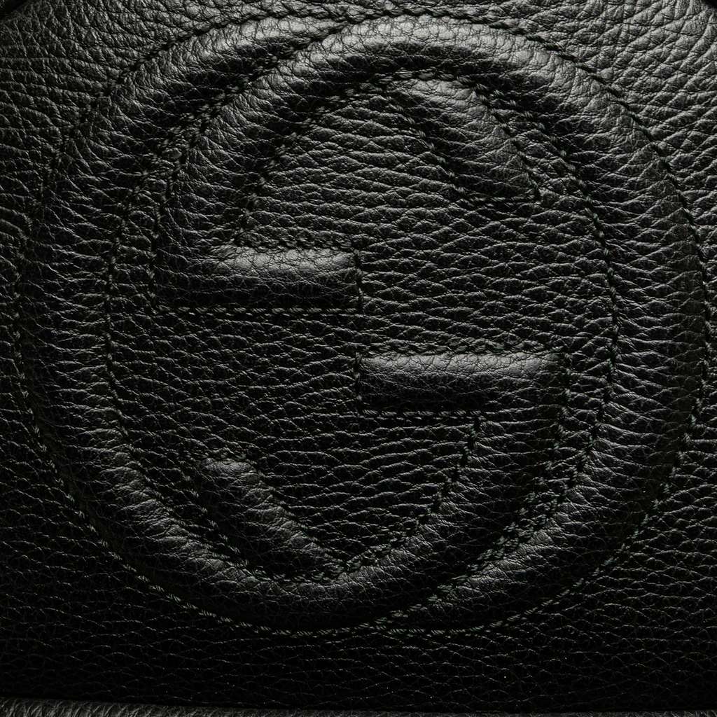 Gucci Pebbled Calfskin Soho Chain Backpack - Image 11