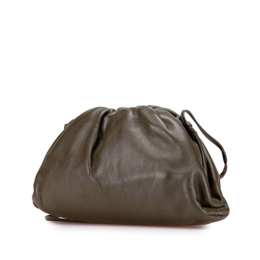 Bottega Veneta Lambskin The Mini Pouch Crossbody - Back view