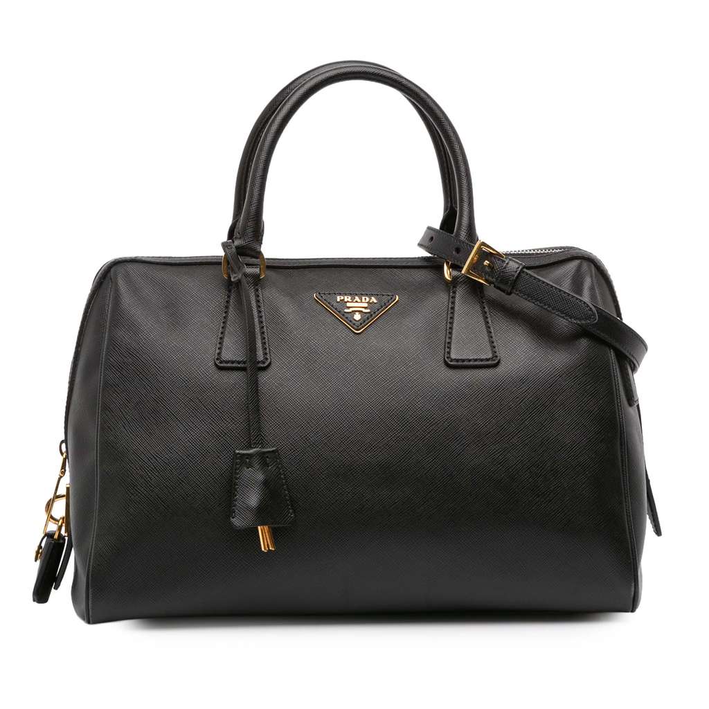 Prada Saffiano Lux Convertible Bowler Bag