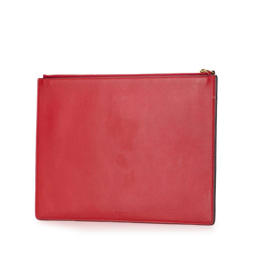 Gucci GG Supreme Bosco Clutch - Back view