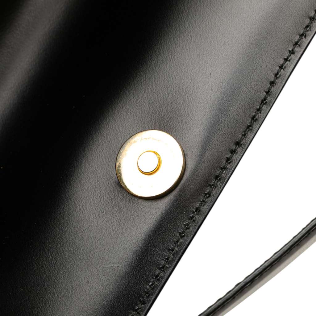 Salvatore Ferragamo Leather Gancini Shoulder Bag - Image 10