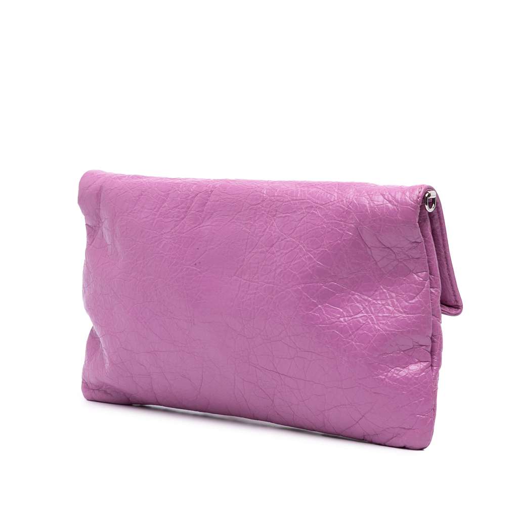 Balenciaga Lambskin Motocross Giant 12 Envelope Clutch - 2