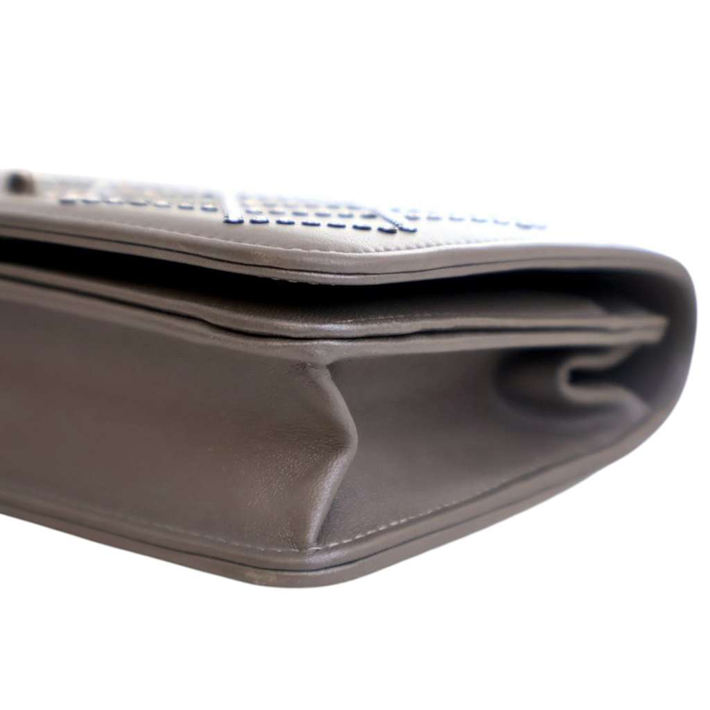 Chanel CC Studded Calfskin Crystal Wallet On Chain - Image 13