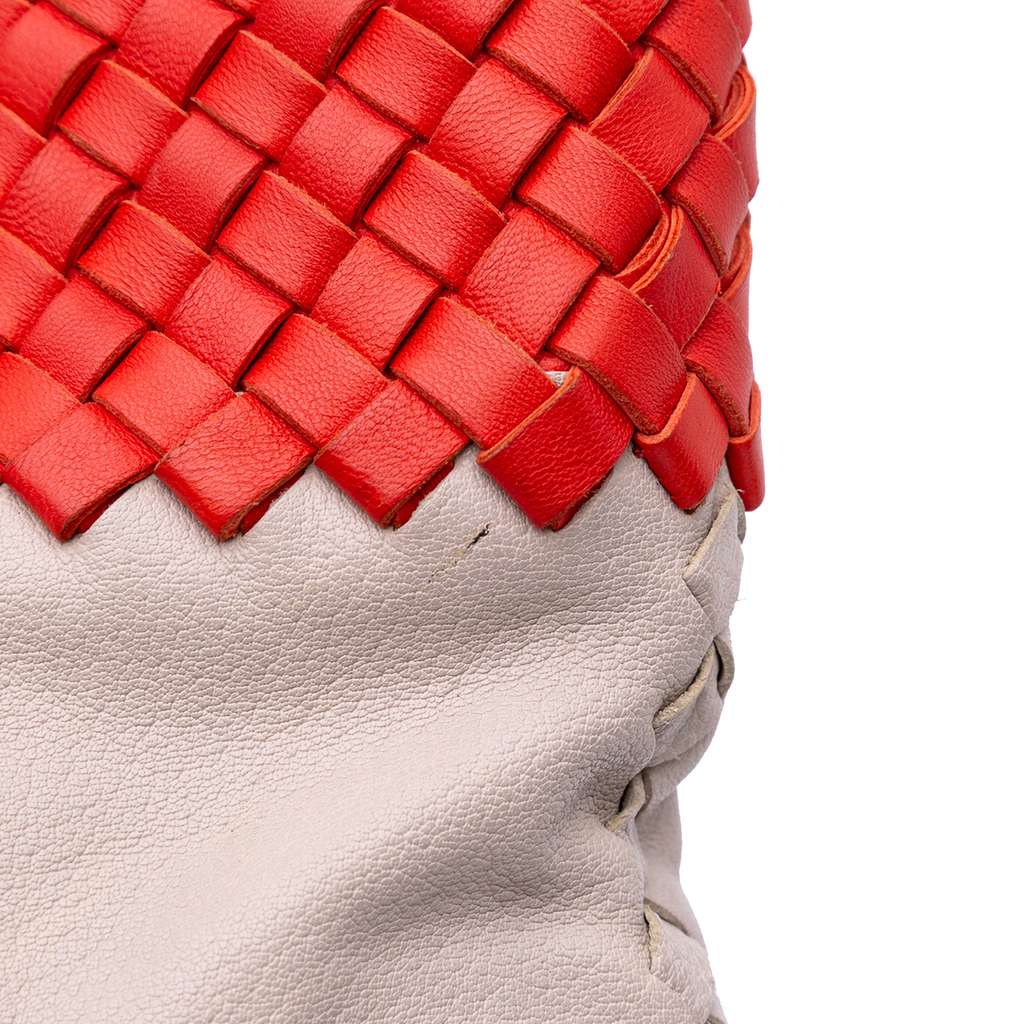 Bottega Veneta Intrecciato Trimmed Bicolor Nappa Satchel - Image 13