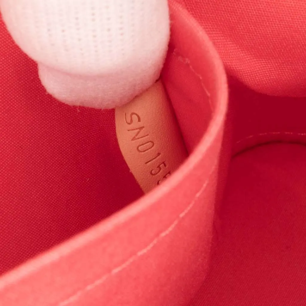 Louis Vuitton Monogram Vernis Alma BB Red Leather Good - Box View