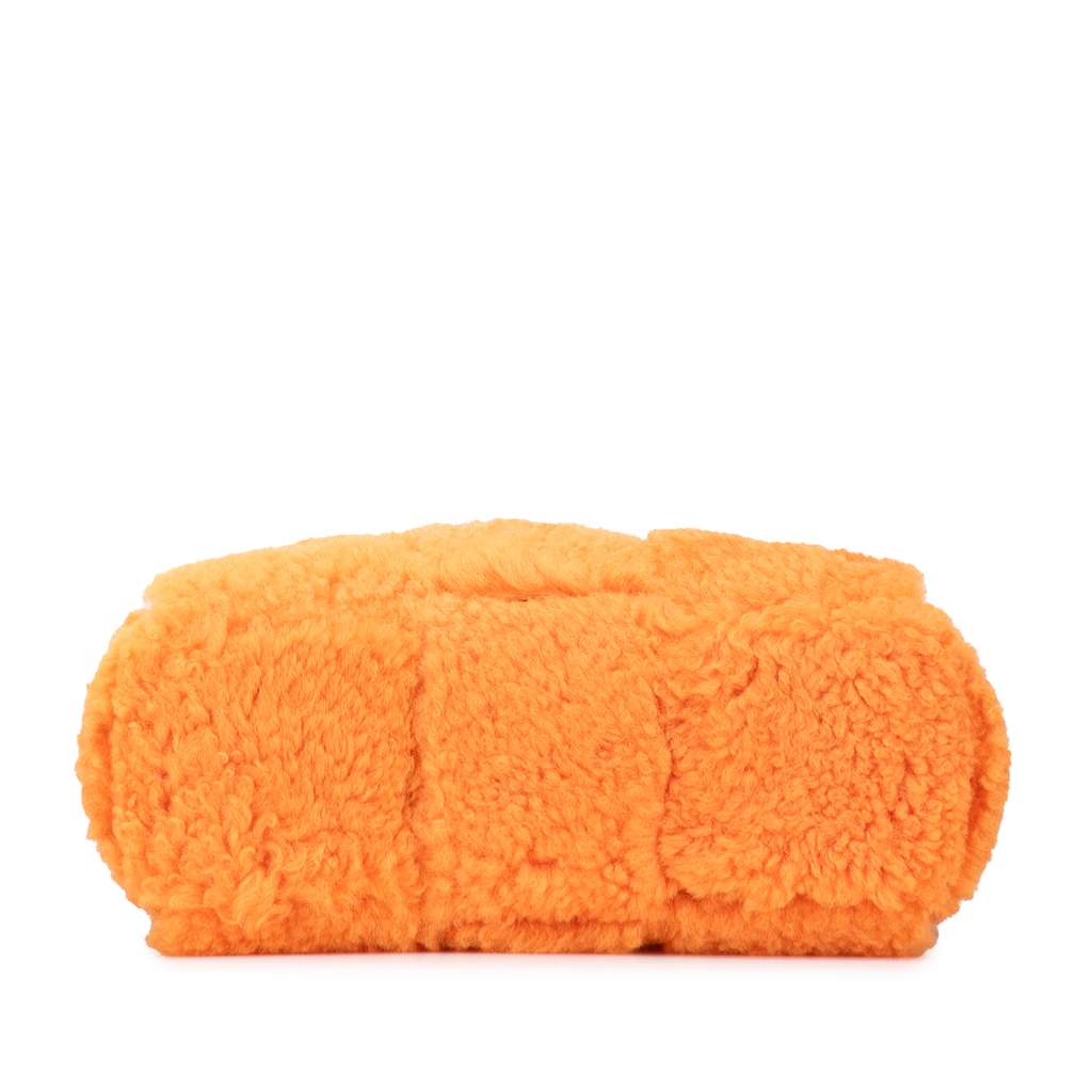 Bottega Veneta Small Shearling Intrecciato Arco Tote - Image 6