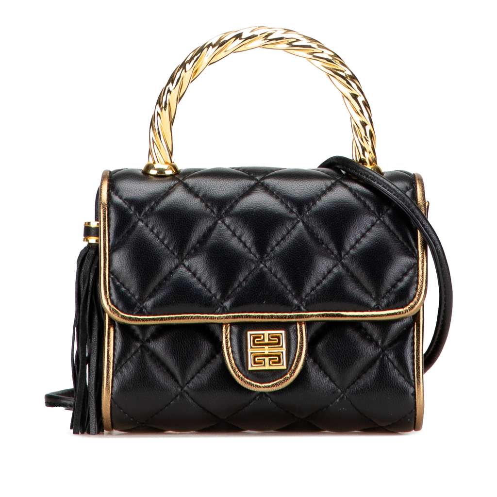 Givenchy Mini Quilted Leather Top Handle Bag