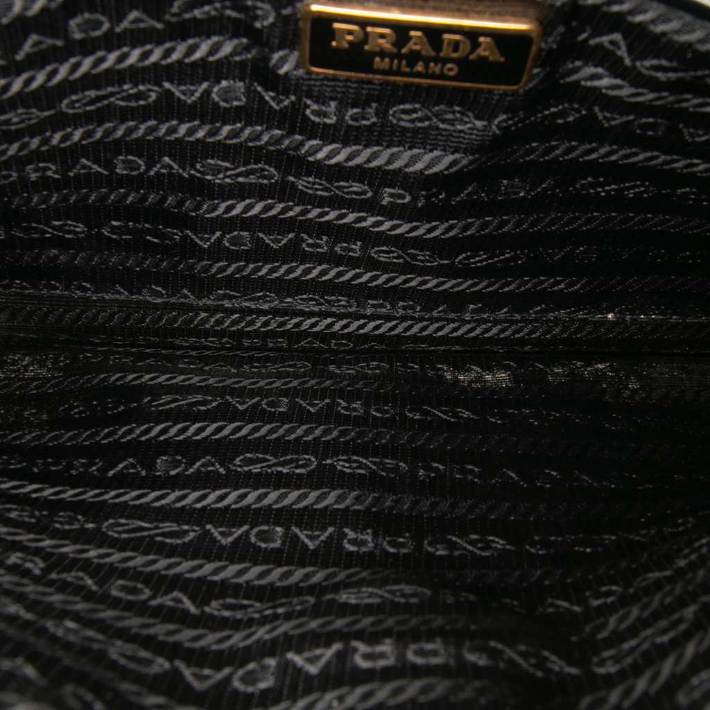 Prada Spazzolato Bow Pochette - 4