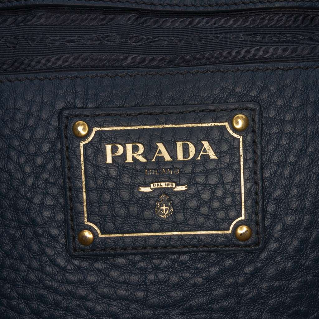 Prada Vitello Daino Side Zip Convertible Tote - Side view