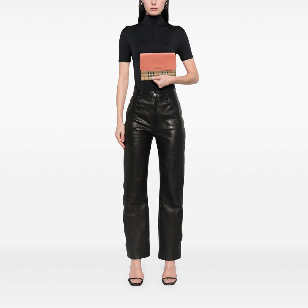 Burberry Haymarket Check Coated Canvas and Calfskin Loxley Crossbody - Image 13