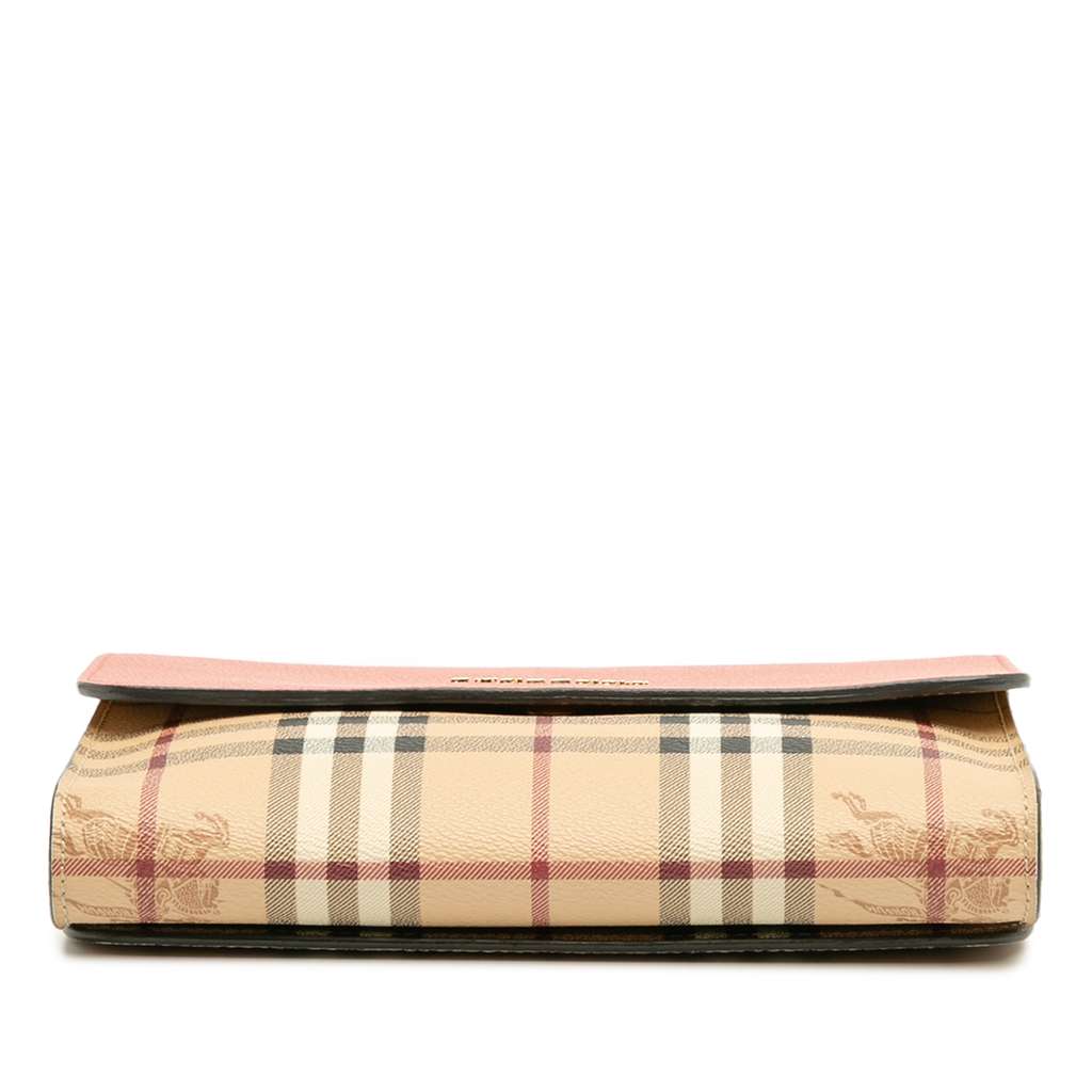 Burberry Haymarket Check Coated Canvas and Calfskin Loxley Crossbody - Image 6