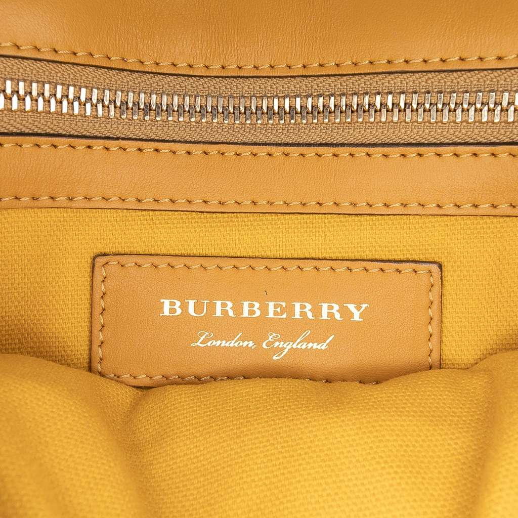 Burberry Haymarket Check Coated Canvas and Calfskin Loxley Crossbody - Side view