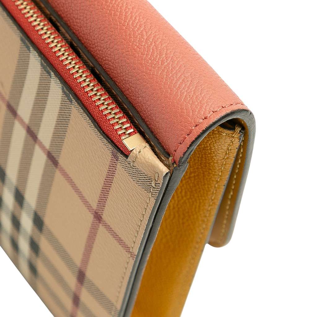 Burberry Haymarket Check Coated Canvas and Calfskin Loxley Crossbody - Image 10