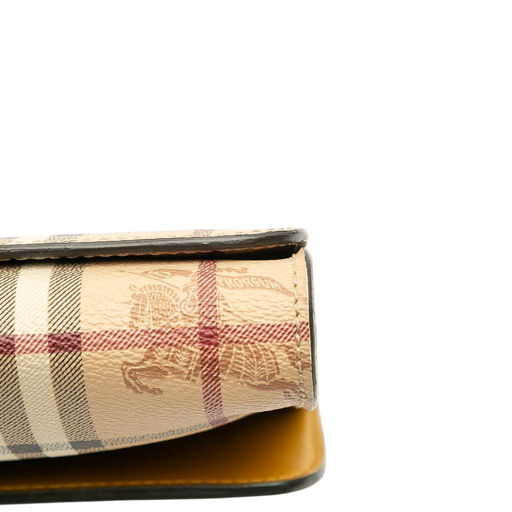 Burberry Haymarket Check Coated Canvas and Calfskin Loxley Crossbody - Image 12