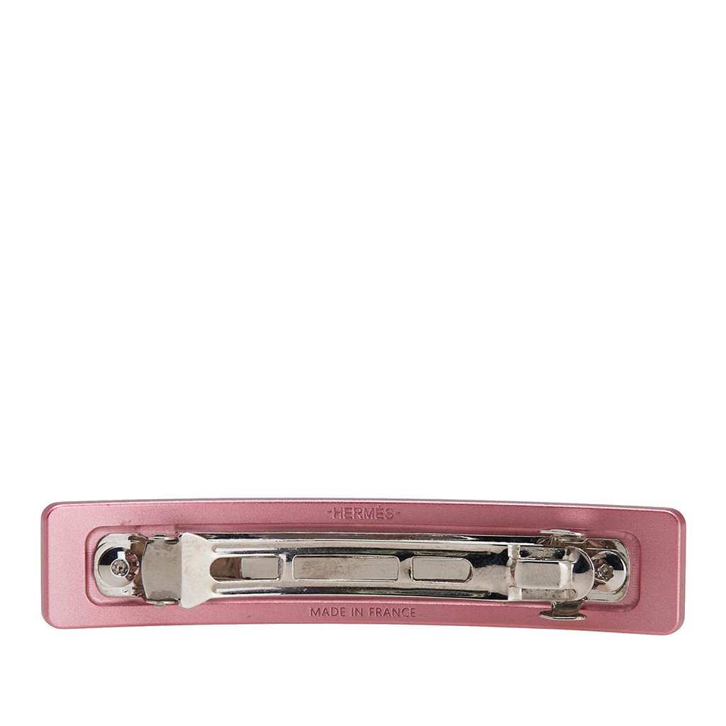 Hermès Aluminum Caprice PM Hair Clip - Back view
