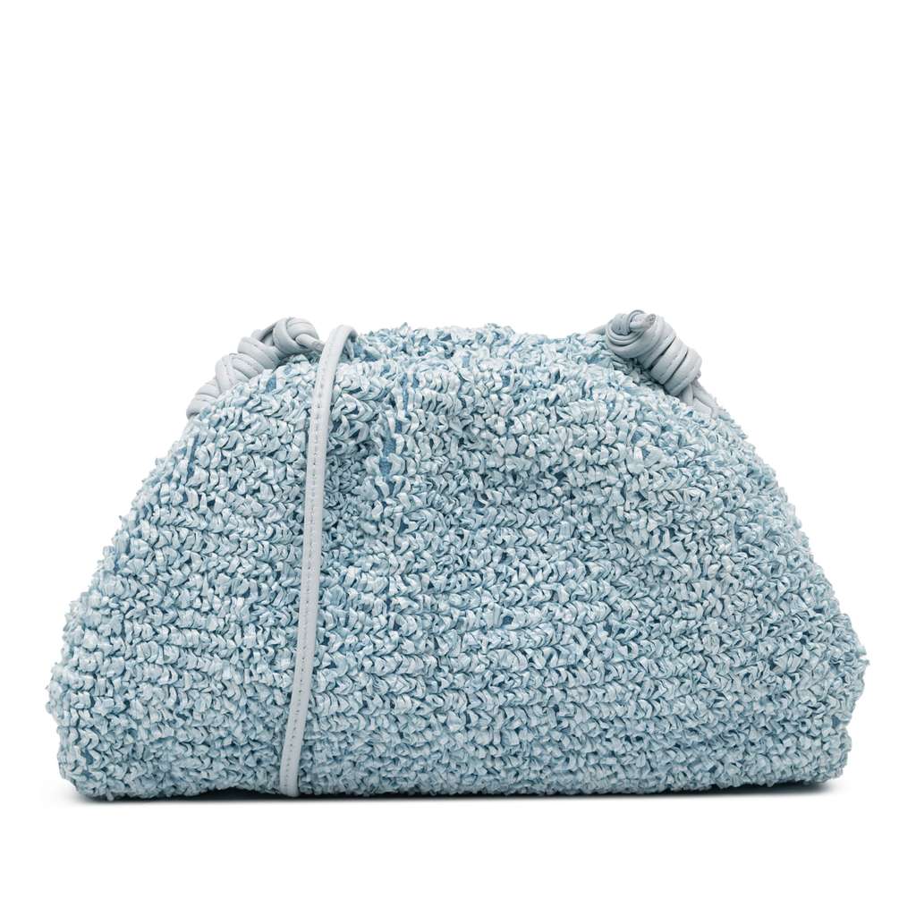 Bottega Veneta Boucle Curly Raffia The Mini Pouch Crossbody