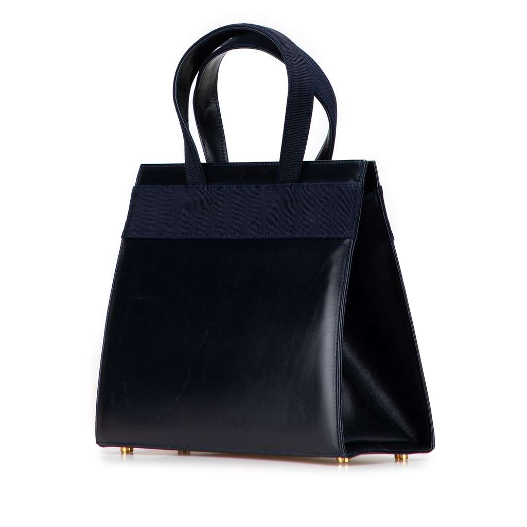 Salvatore Ferragamo Leather Vara Bow Satchel - 2