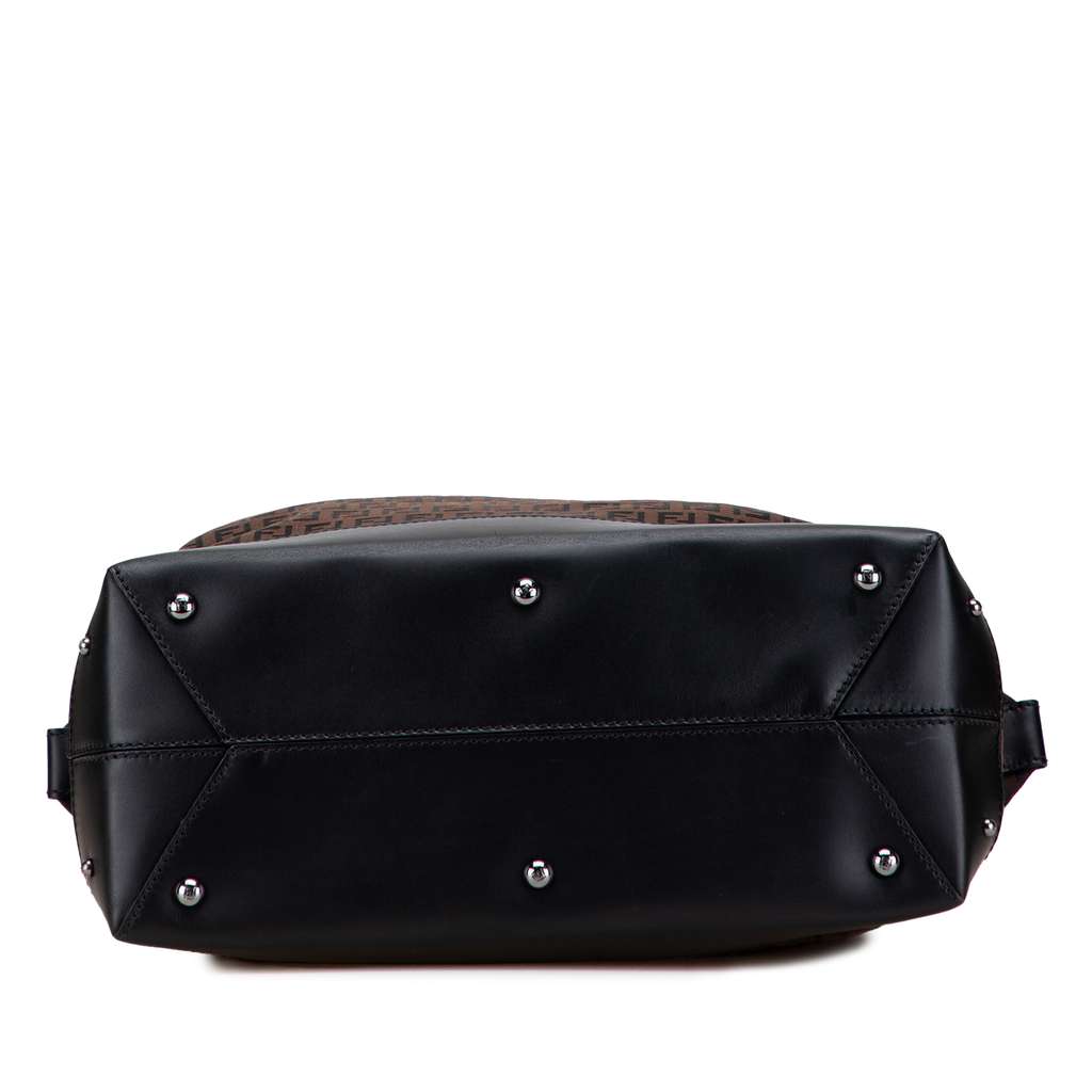 Fendi Zucchino Canvas Tote - Back view