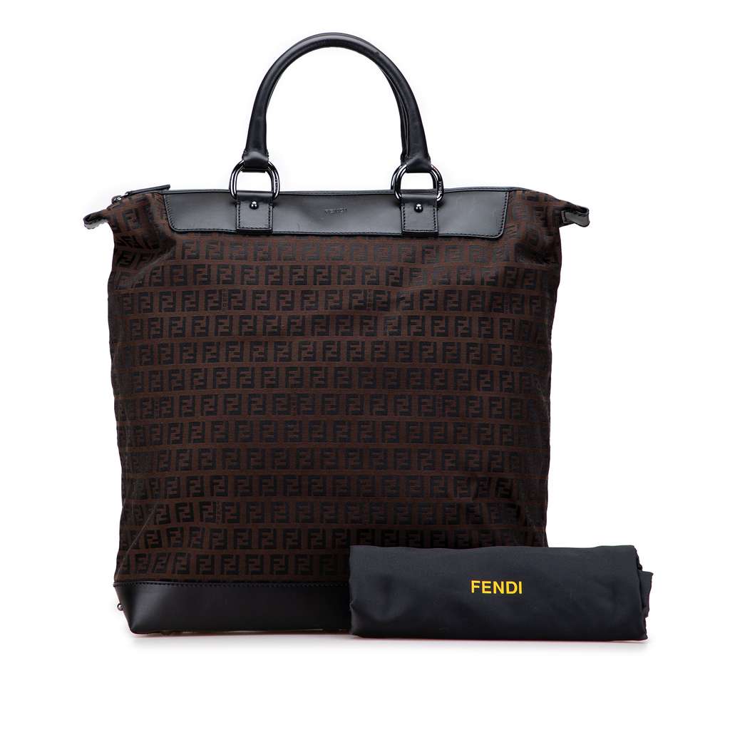 Fendi Zucchino Canvas Tote - Image 13