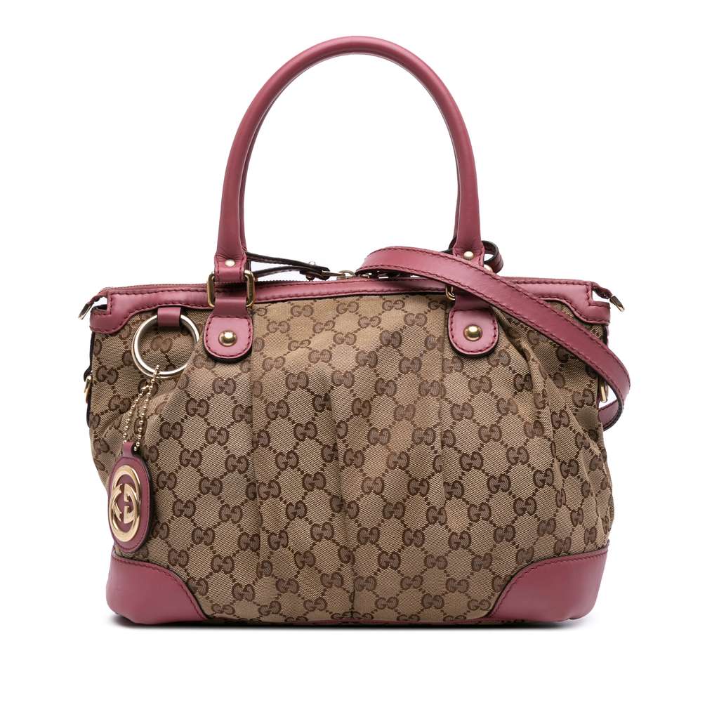 Gucci GG Canvas Sukey Satchel