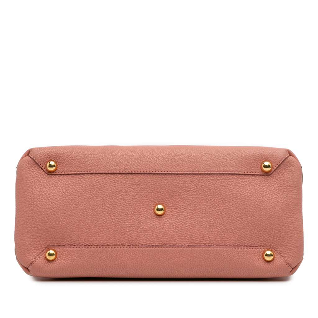 Burberry Medium Leather and House Check Banner Satchel - 2