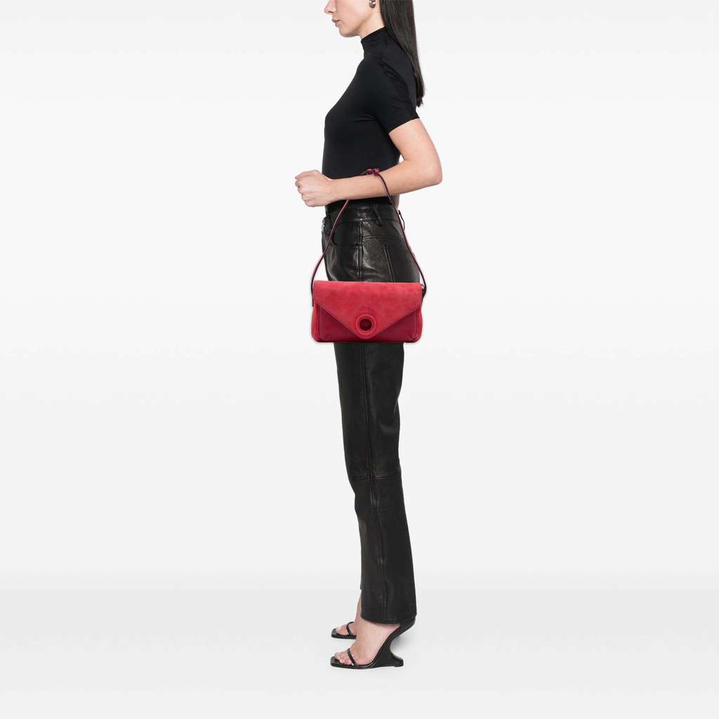 Loewe Suede and Leather Shoulder Bag - Image 13