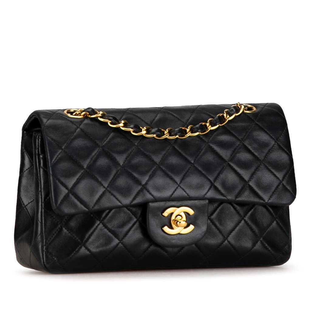 Chanel Small Classic Lambskin Double Flap - 2