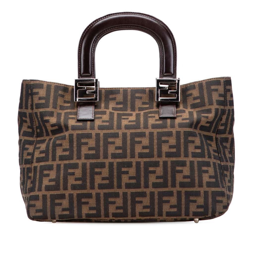 Fendi Small Zucca Canvas Twins Tote