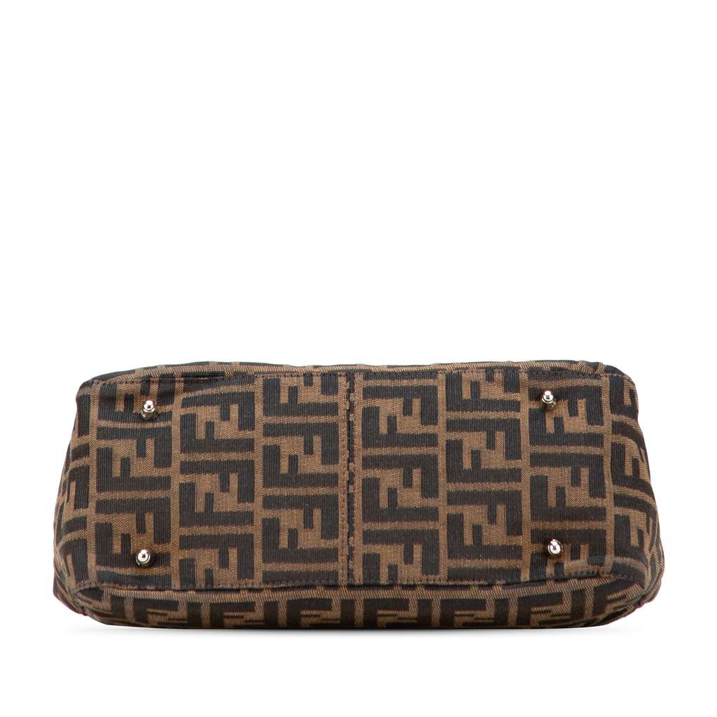 Fendi Small Zucca Canvas Twins Tote - Image 6