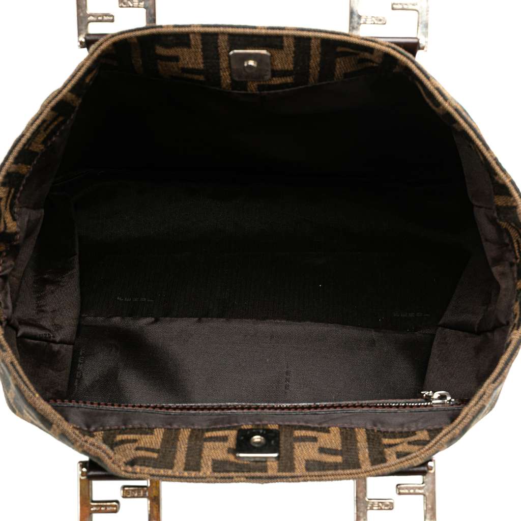 Fendi Small Zucca Canvas Twins Tote - 4