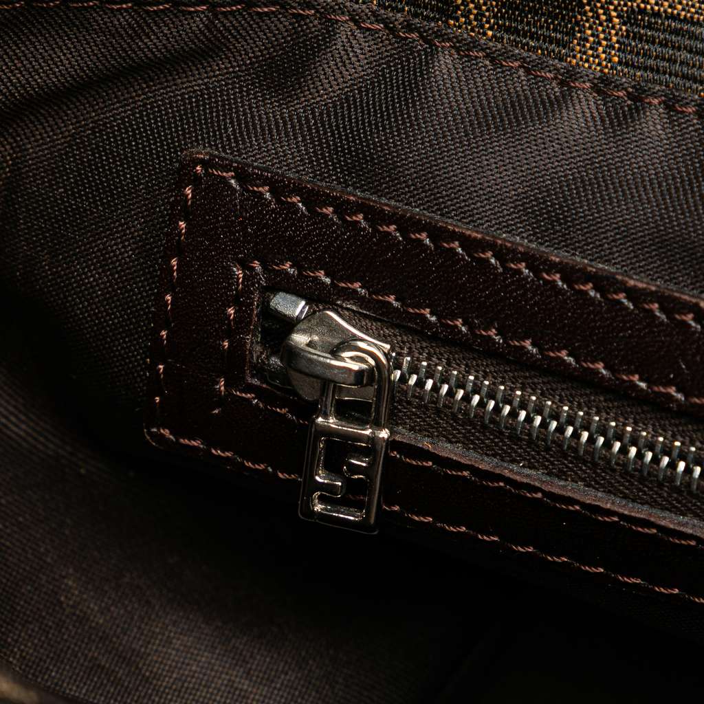 Fendi Small Zucca Canvas Twins Tote - Detail 2
