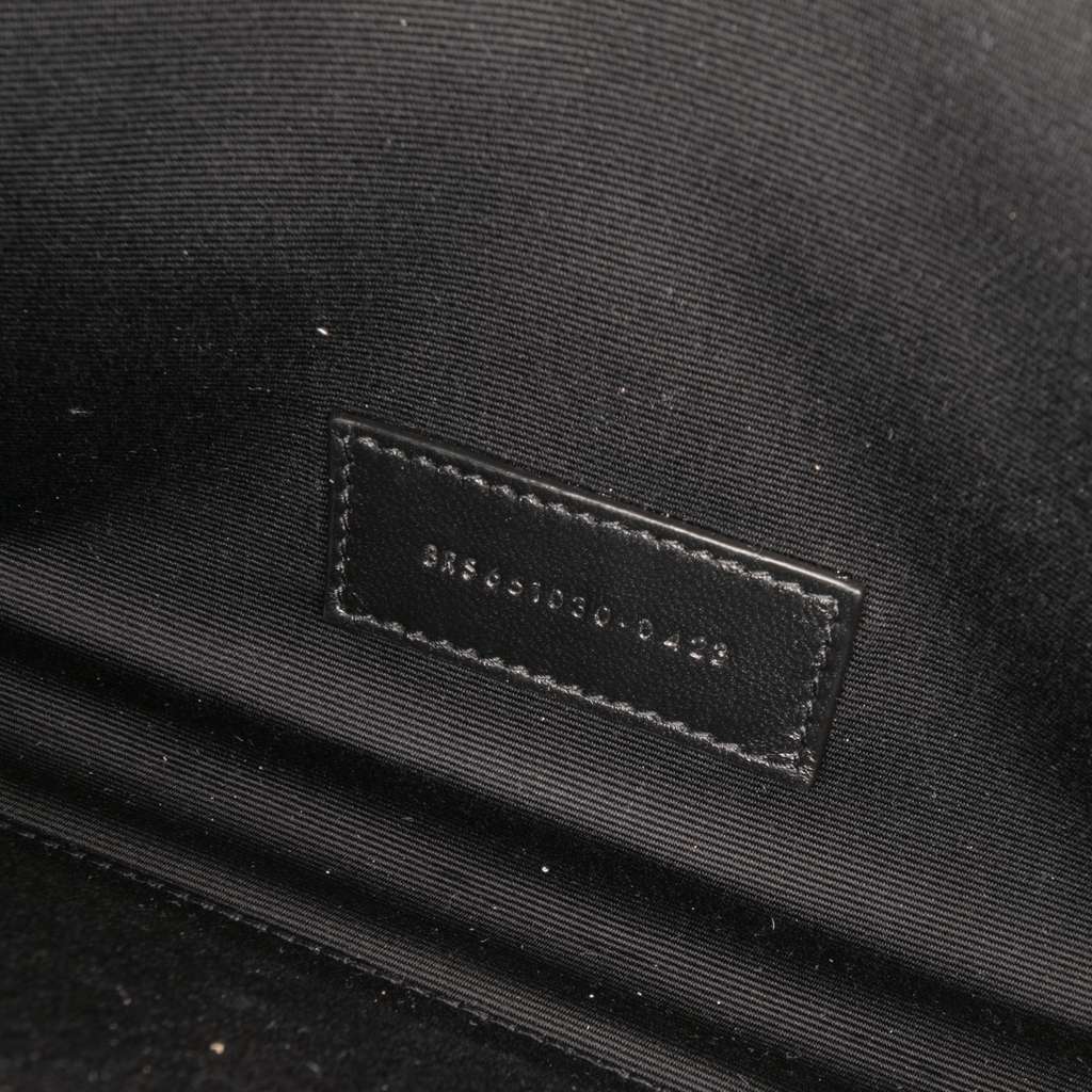 Saint Laurent Grain De Poudre Mix Matelasse Envelope Flap Pouch - 5