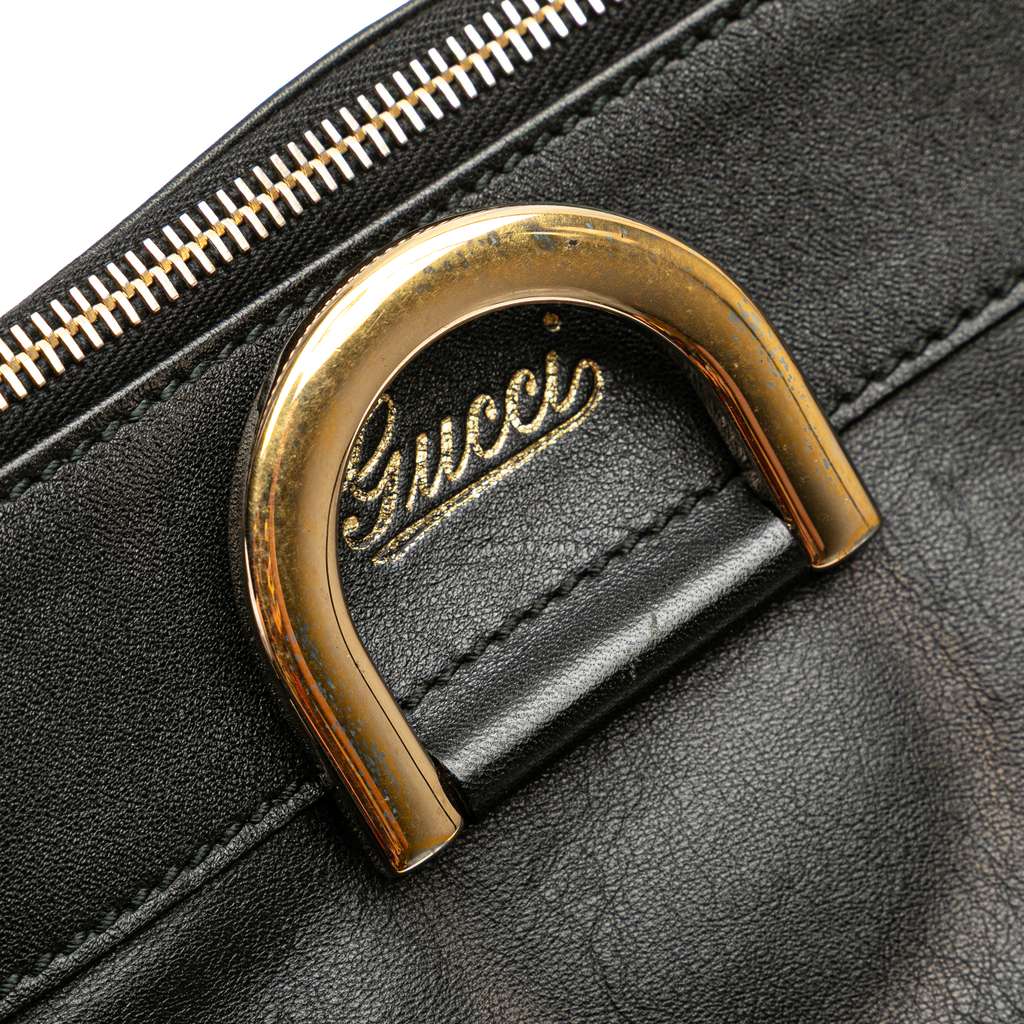 Gucci Leather Abbey D Ring Tote - Image 12