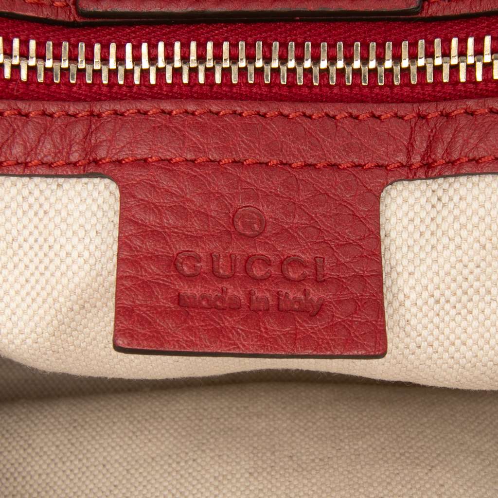Gucci Medium Calfskin Bamboo Shopper Satchel - Side view