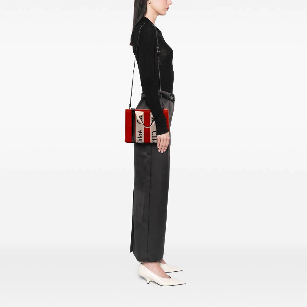 Chloé Small Wool Woody Satchel - Detail 2