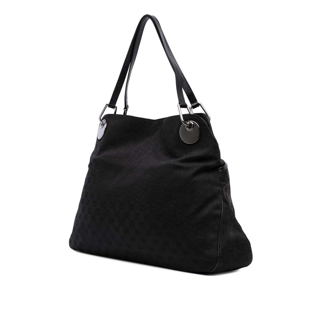 Gucci GG Canvas Eclipse Shoulder Bag - Back view