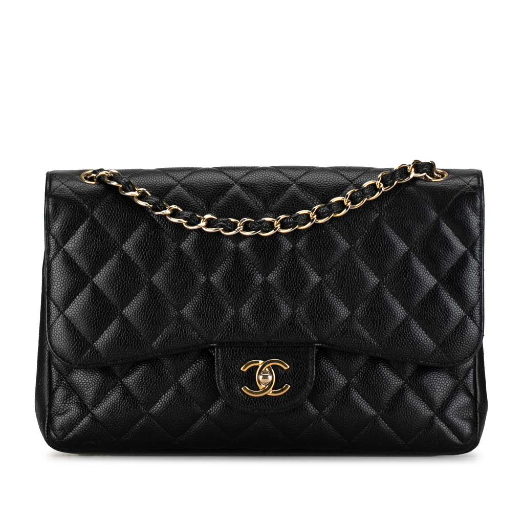 Chanel Jumbo Classic Caviar Double Flap