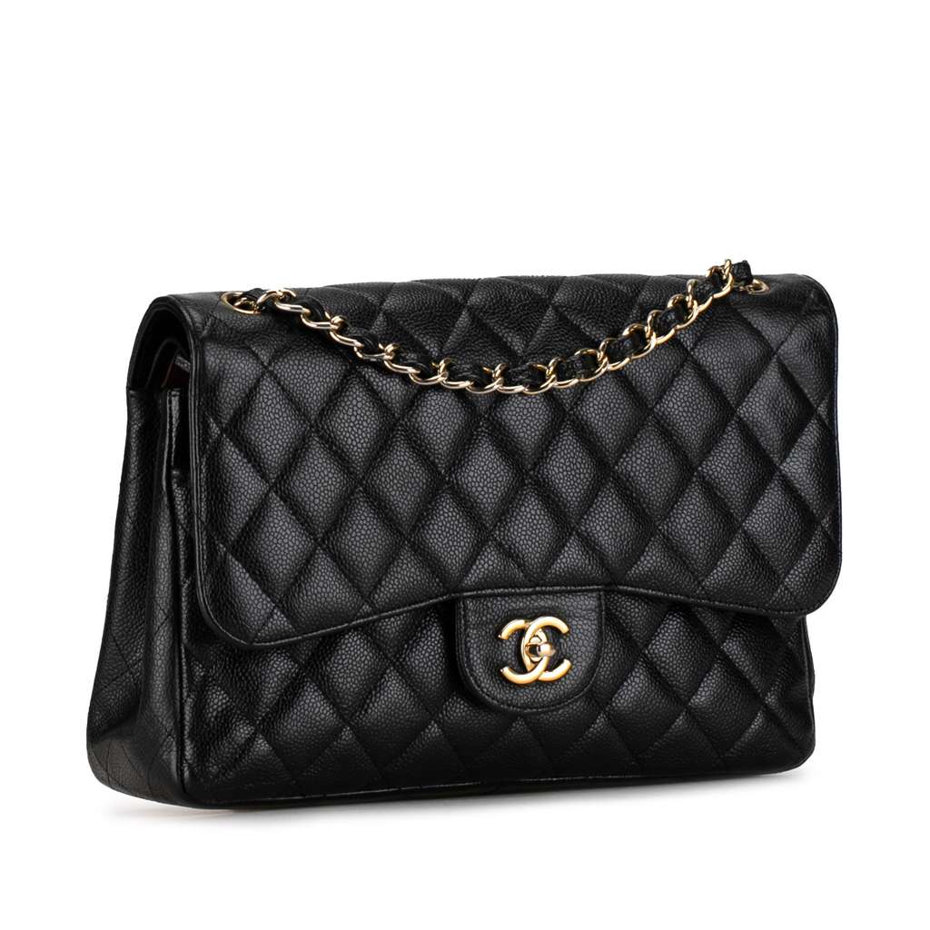 Chanel Jumbo Classic Caviar Double Flap - 2