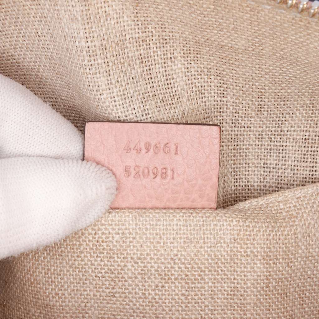 Gucci Mini Leather GG Charm Dome Satchel - Detail 1