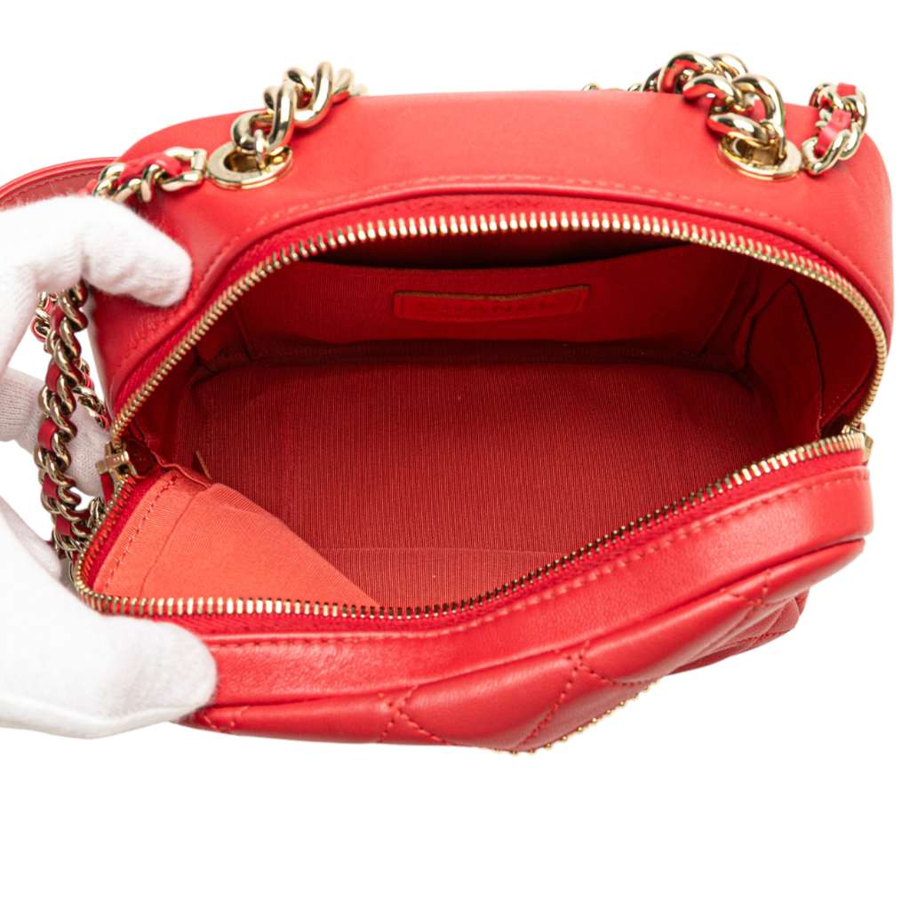 Chanel Quilted Lambskin Studded Beauty Begins Camera Bag - 4