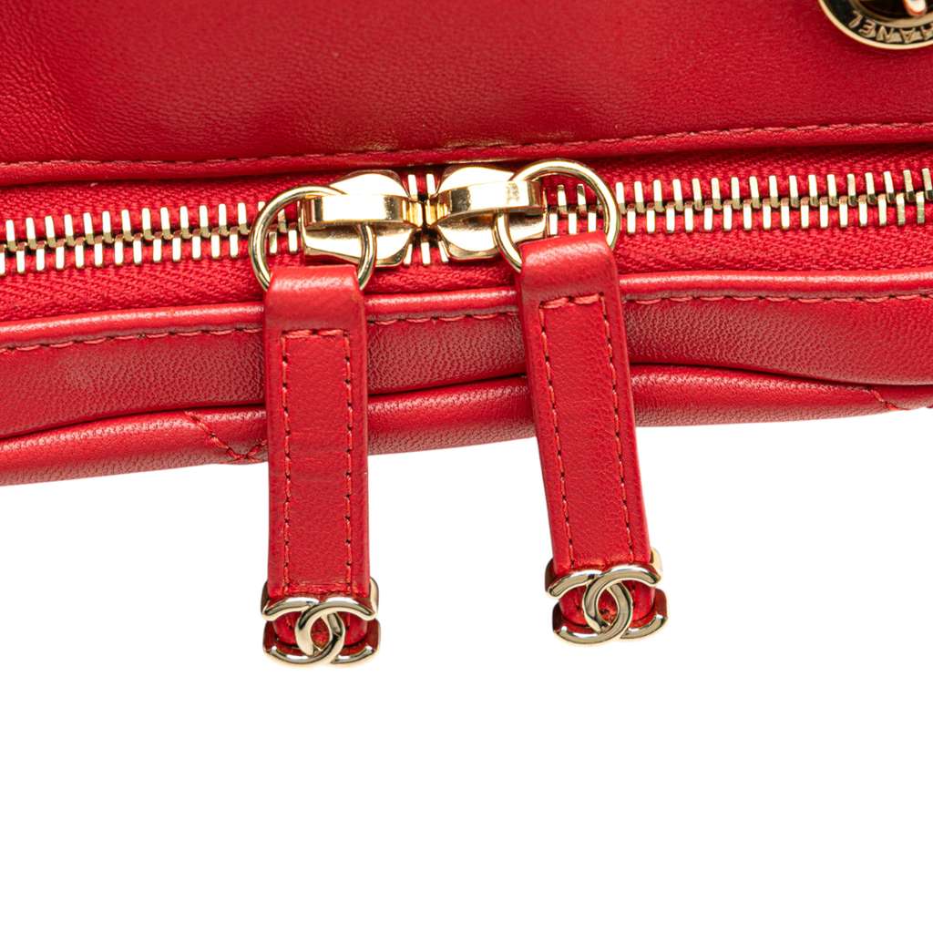 Chanel Quilted Lambskin Studded Beauty Begins Camera Bag - Image 10