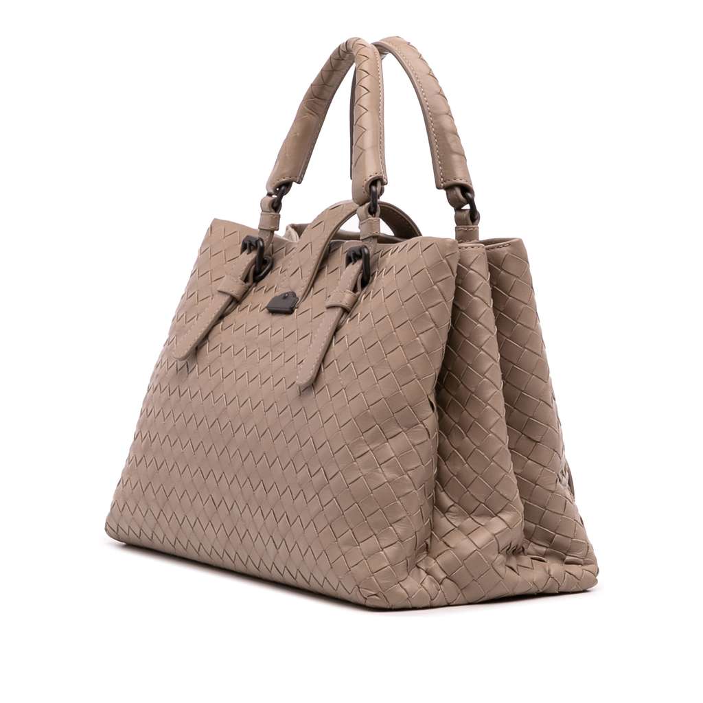Bottega Veneta Small Nappa Intrecciato Roma Satchel - 2