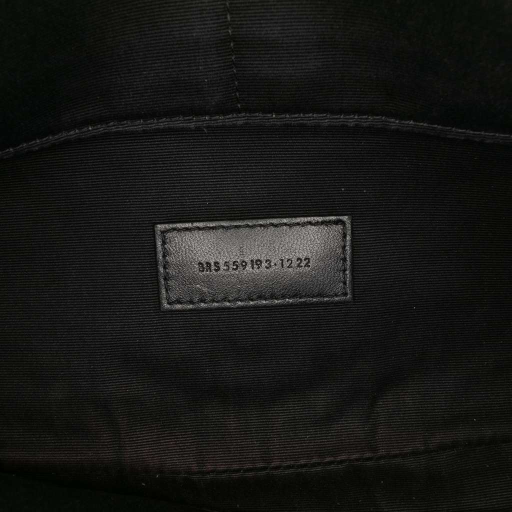 Saint Laurent Leather Chevron Monogram Document Holder - 5