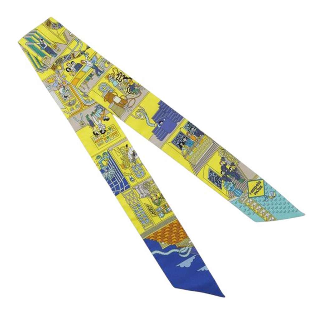 Hermès La Maison des Carres Silk Twilly Scarf - Image 6