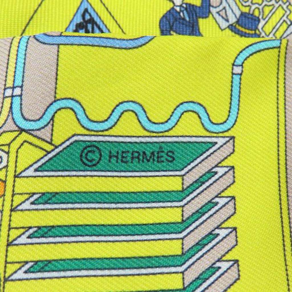 Hermès La Maison des Carres Silk Twilly Scarf - Detail 1